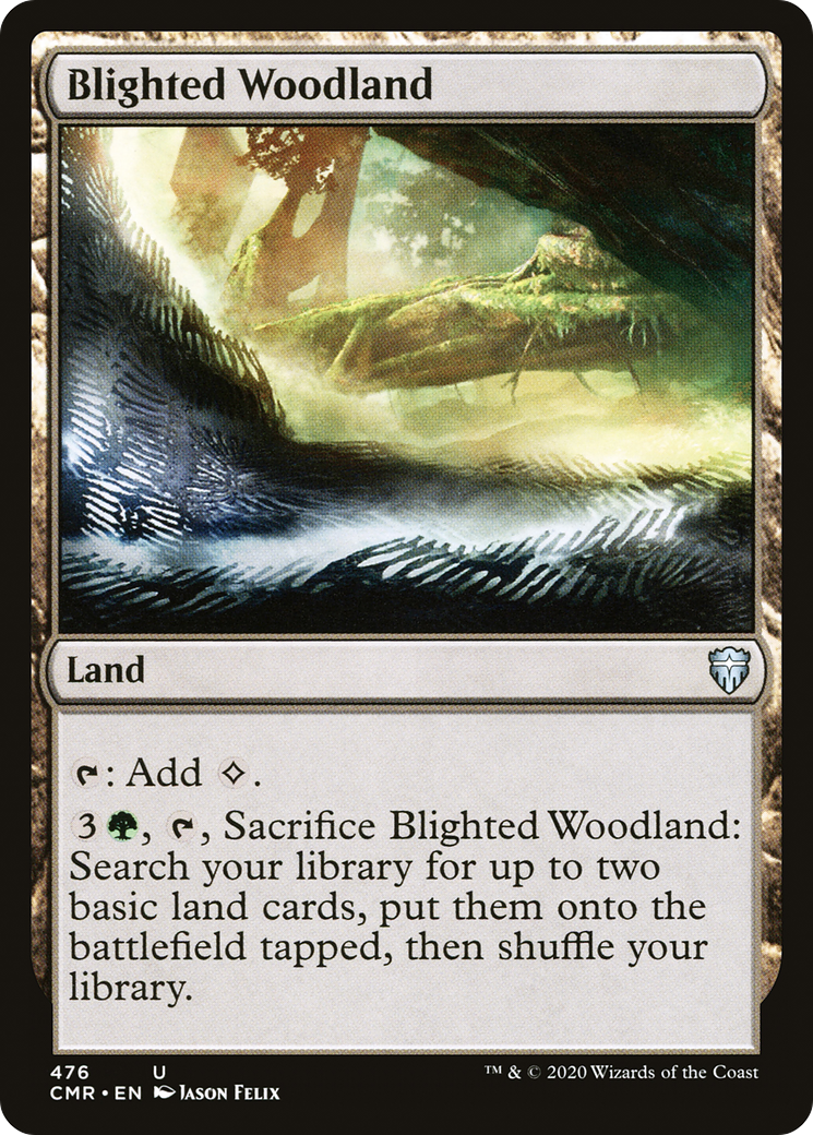 Blighted Woodland [Commander Legends]-1