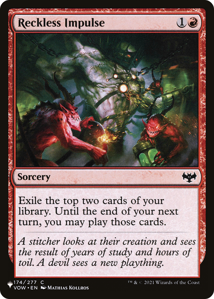 Reckless Impulse [The List]-1