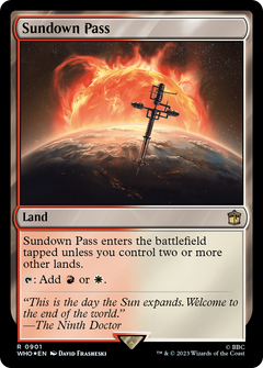 Sundown Pass (Surge Foil) [Doctor Who]-1