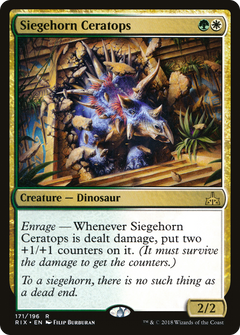 Siegehorn Ceratops [Rivals of Ixalan]-1