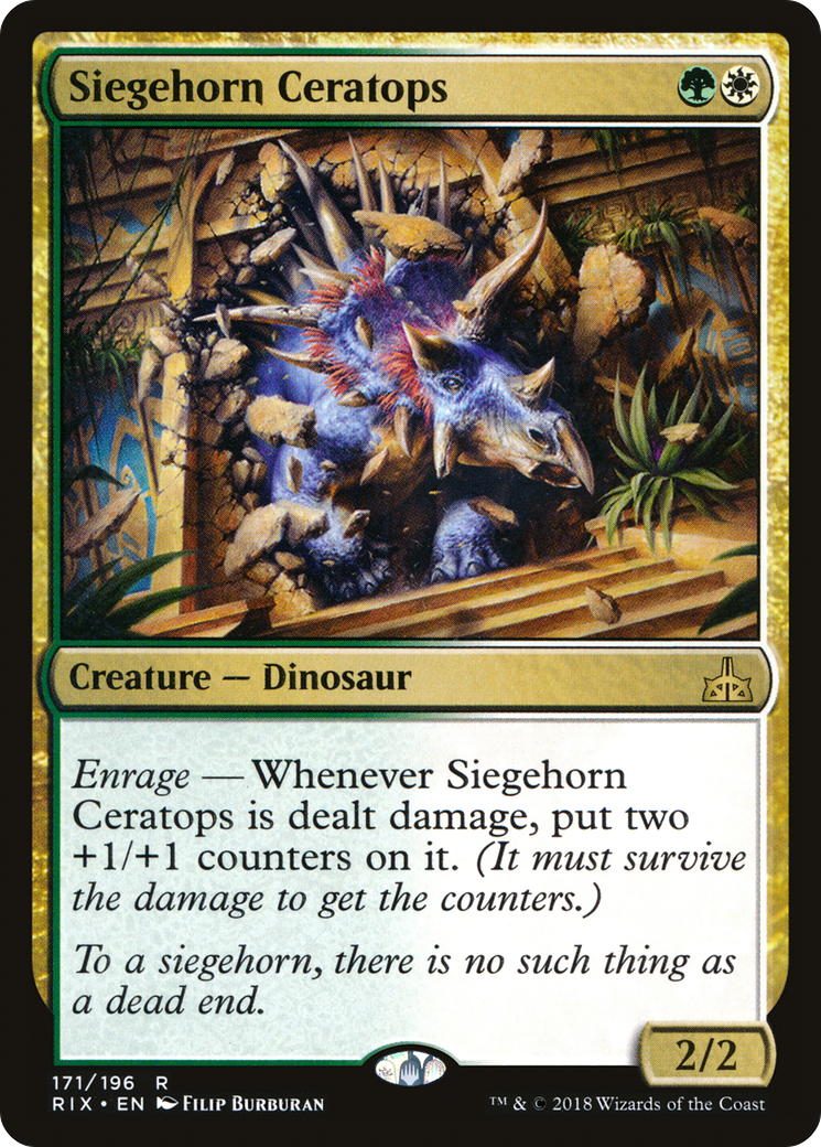Siegehorn Ceratops [Rivals of Ixalan]-1