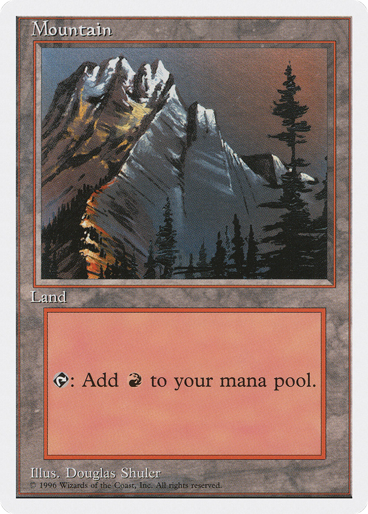Mountain (Red Sky in the Top Right) [Introductory Two-Player Set]-1