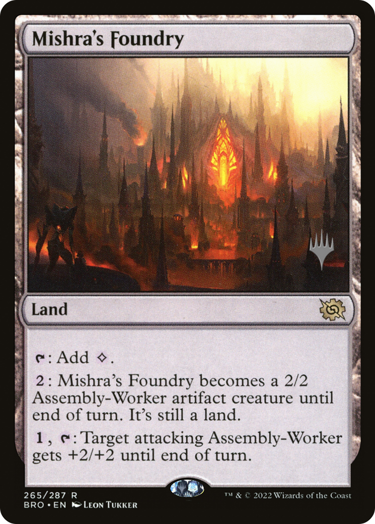 Mishra's Foundry (Promo Pack) [The Brothers' War Promos]-1