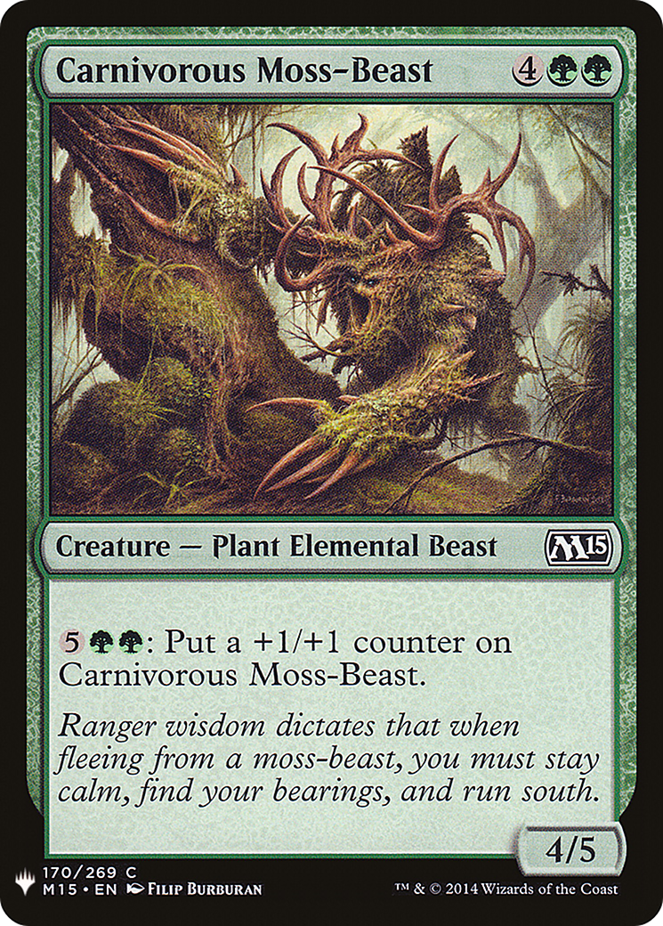 Carnivorous Moss-Beast [Mystery Booster]-1
