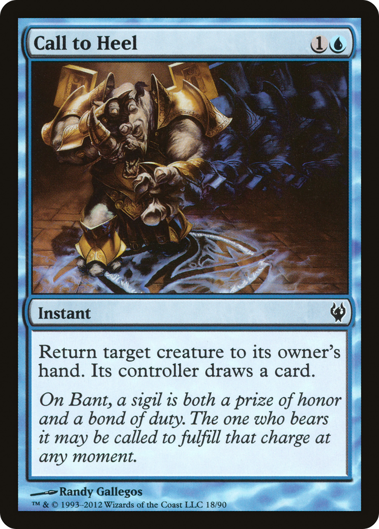 Call to Heel [Duel Decks: Izzet vs. Golgari]-1