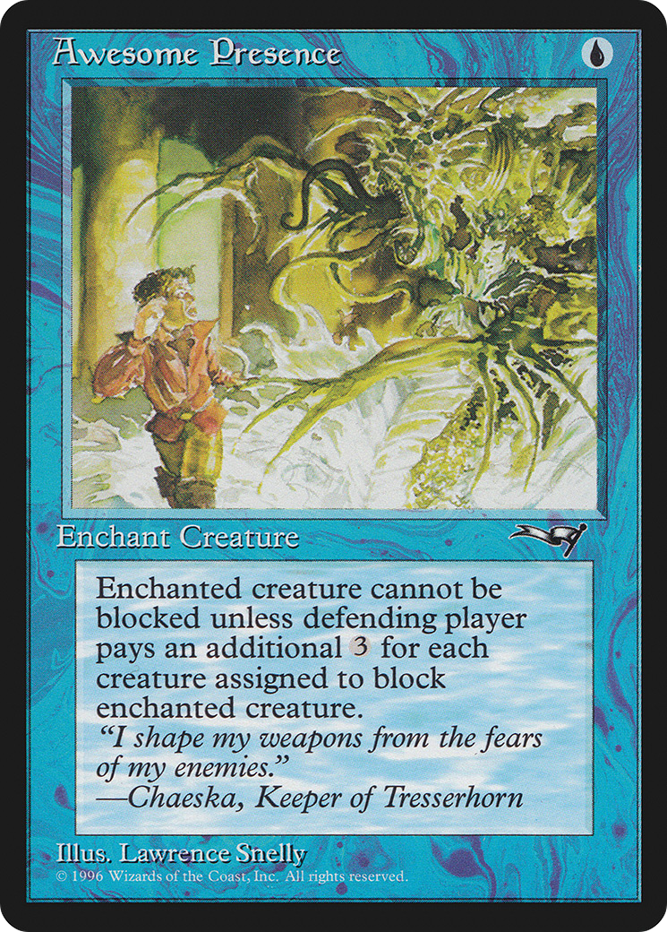 Awesome Presence (Creature Facing) [Alliances]-1