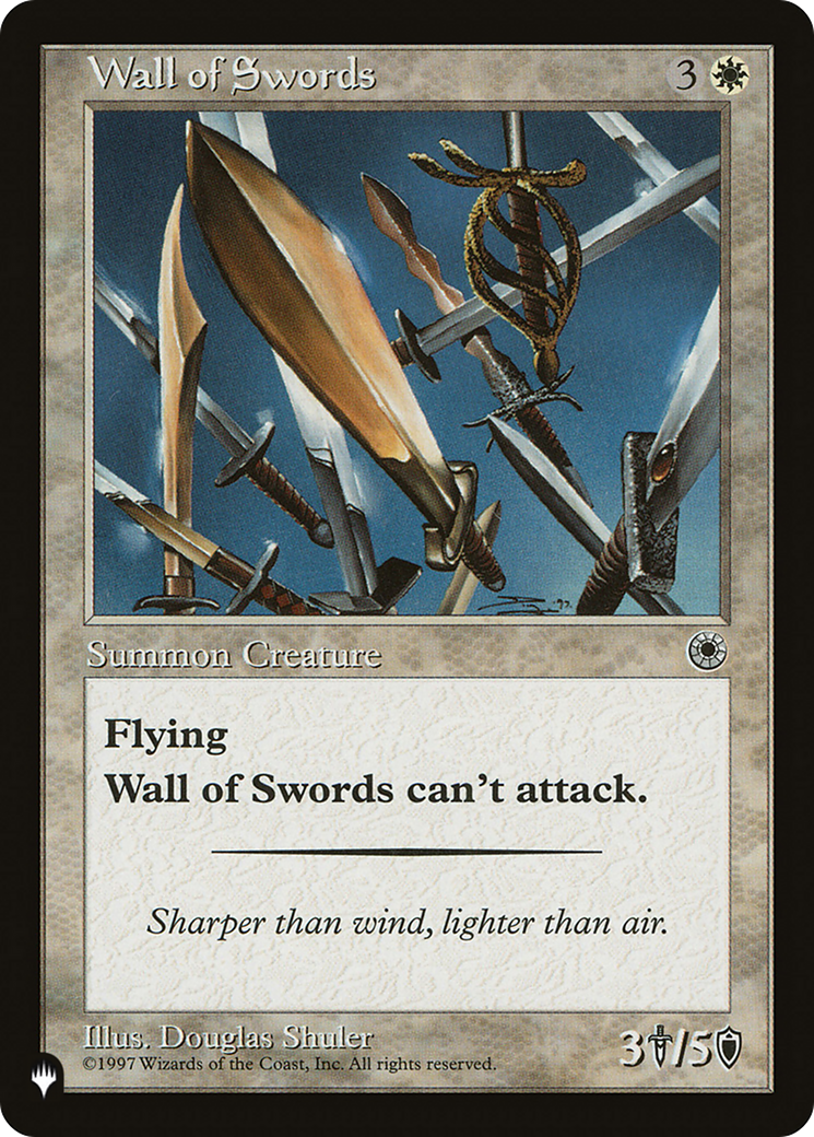 Wall of Swords (LIST-) - The List-1