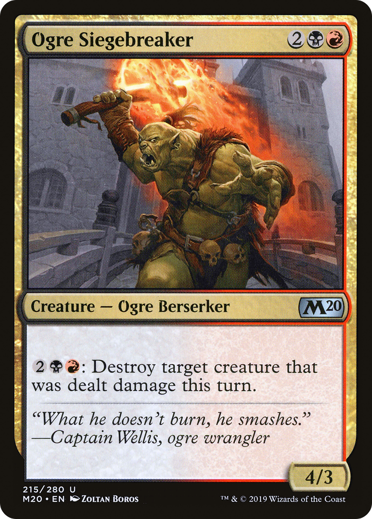 Ogre Siegebreaker [Core Set 2020]-1