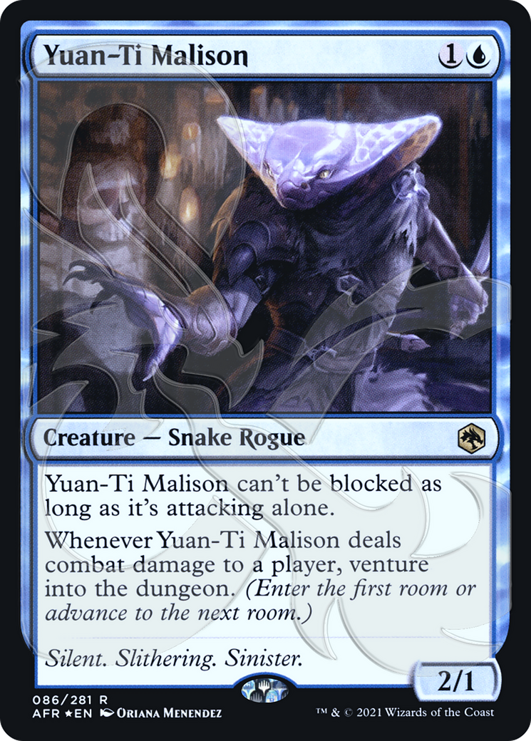 Yuan-Ti Malison (AFR&-086) - Adventures in the Forgotten Realms Promos Foil-1