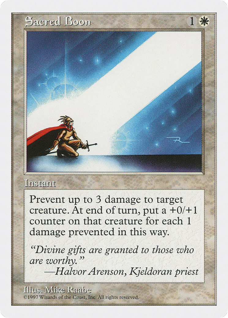 Sacred Boon [Fifth Edition]-1