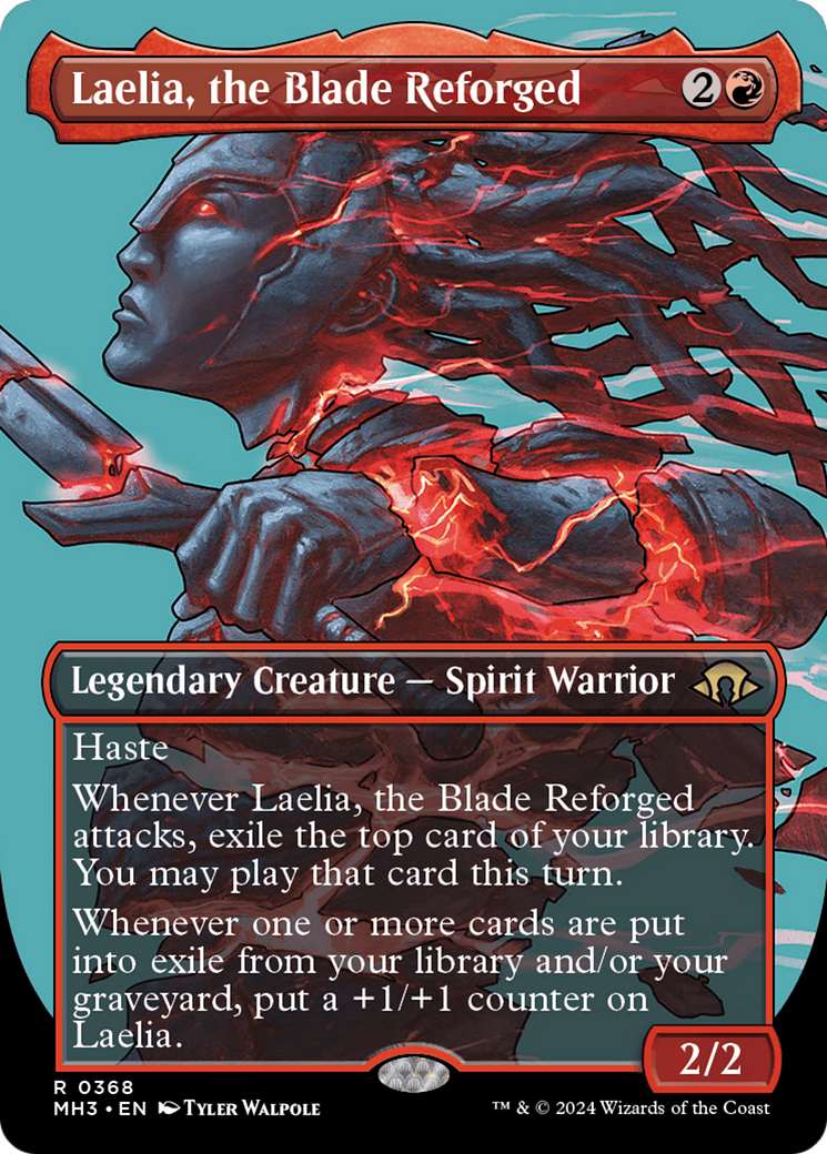 Laelia, the Blade Reforged (Borderless) [Modern Horizons 3]-1