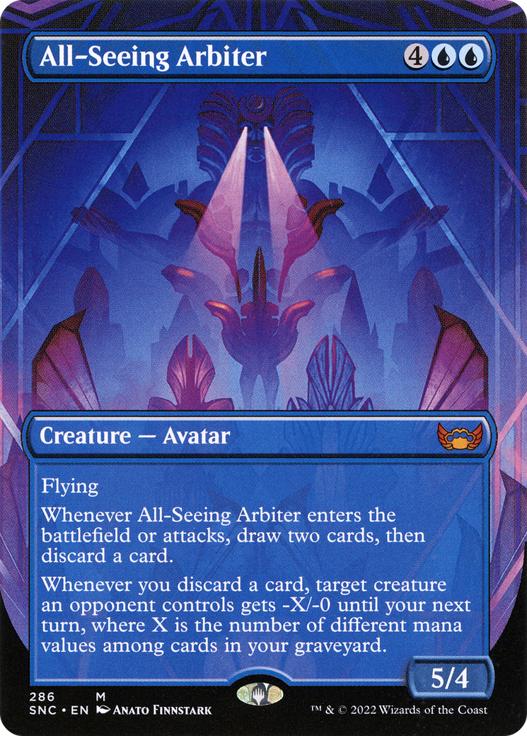 All-Seeing Arbiter (Borderless Alternate Art) [Streets of New Capenna]-1