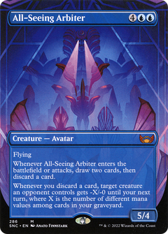 All-Seeing Arbiter (Borderless Alternate Art) [Streets of New Capenna]-1