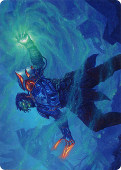 Mishra, Claimed by Gix Art Card (ASBRO-037) - The Brothers' War Art Series (Borderless)-3