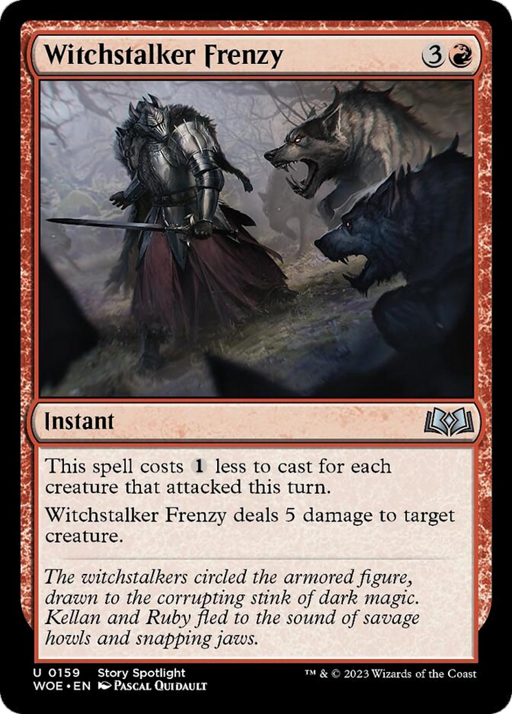 Witchstalker Frenzy [Wilds of Eldraine]-1