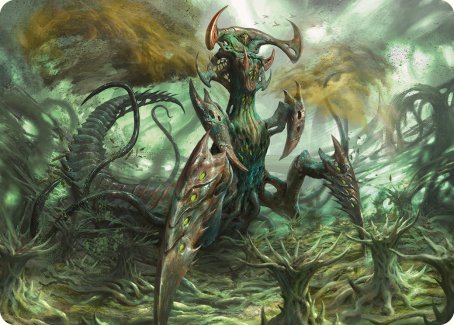 Zopandrel, Hunger Dominus Art Card [Phyrexia: All Will Be One Art Series]-1