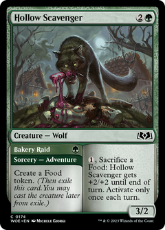 Hollow Scavenger // Bakery Raid [Wilds of Eldraine]-1