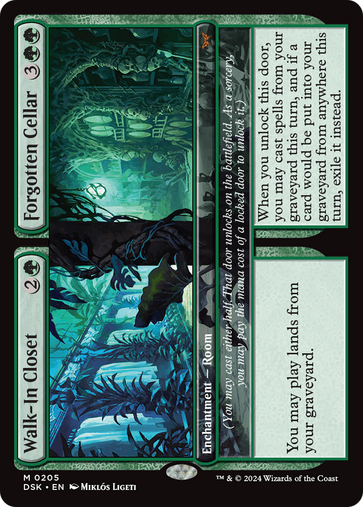 Walk-In Closet // Forgotten Cellar (DSK-205) - Duskmourn: House of Horror Foil-1