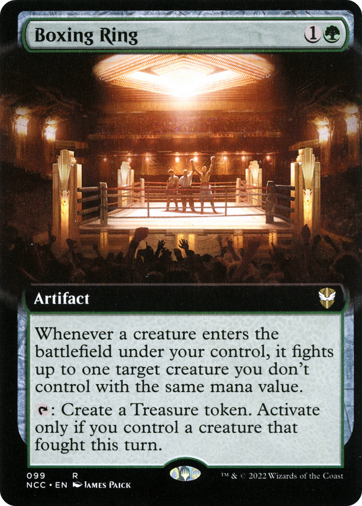 Boxing Ring (Extended Art) [Streets of New Capenna Commander]-1