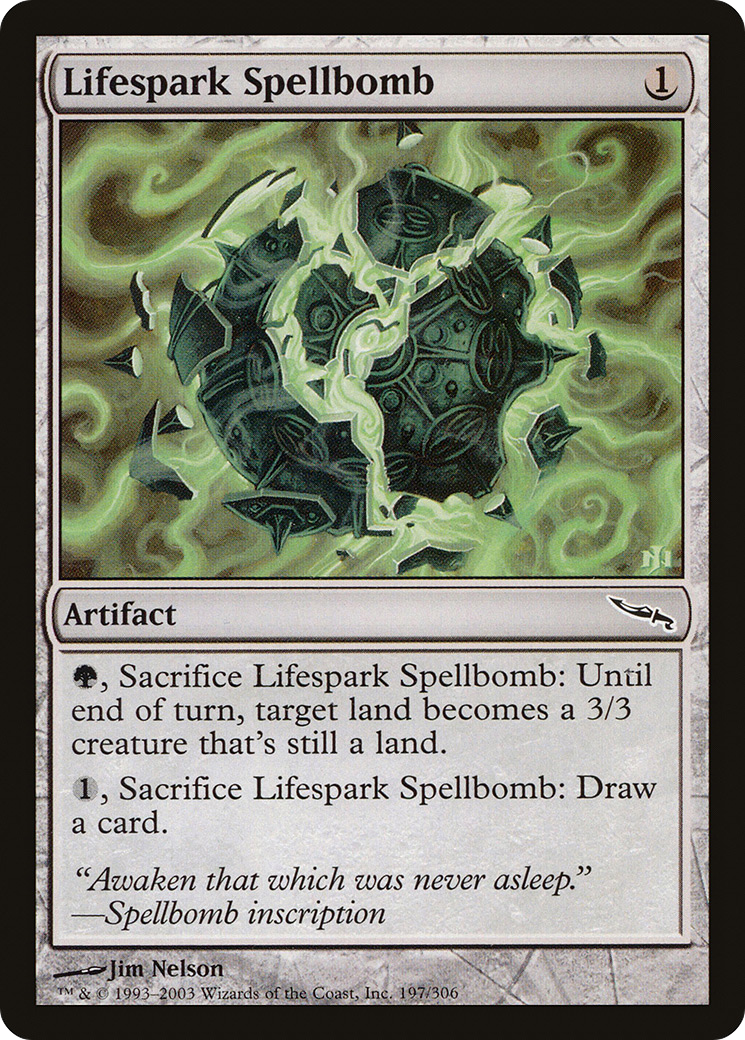 Lifespark Spellbomb [Mirrodin]-1