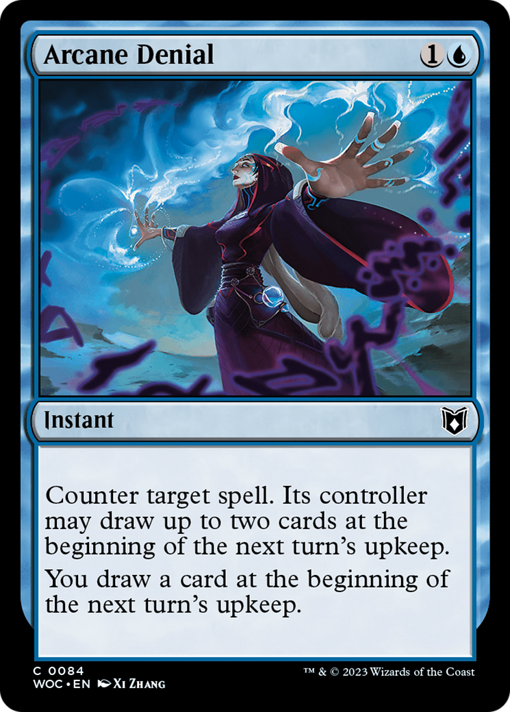 Arcane Denial [Wilds of Eldraine Commander]-1