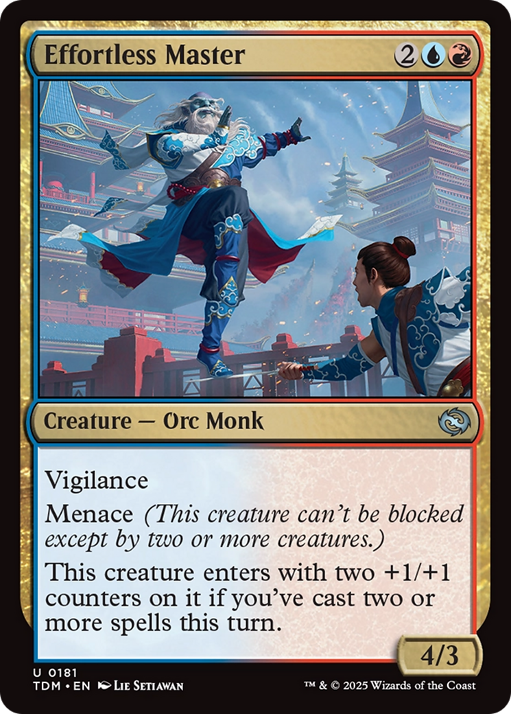 Effortless Master [Tarkir: Dragonstorm]-1