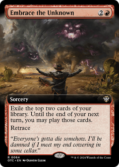Embrace the Unknown (Extended Art) [Outlaws of Thunder Junction Commander]-1