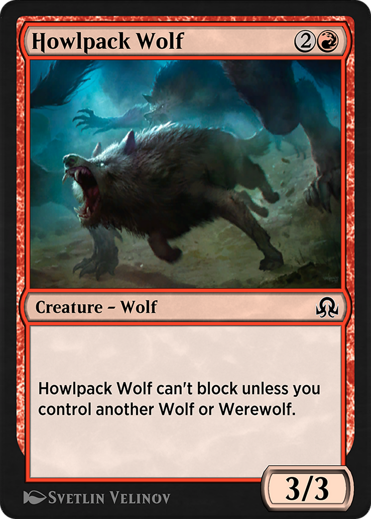 Howlpack Wolf (SIR-162) - Shadows over Innistrad Remastered-1