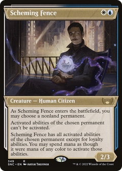 Scheming Fence (Showcase Art Deco) [Streets of New Capenna]-1