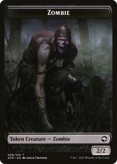 Zombie Token (AFR-009) - Adventures in the Forgotten Realms Tokens Foil-1
