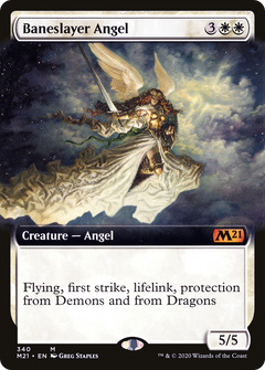Baneslayer Angel (Extended Art) [Core Set 2021]-1