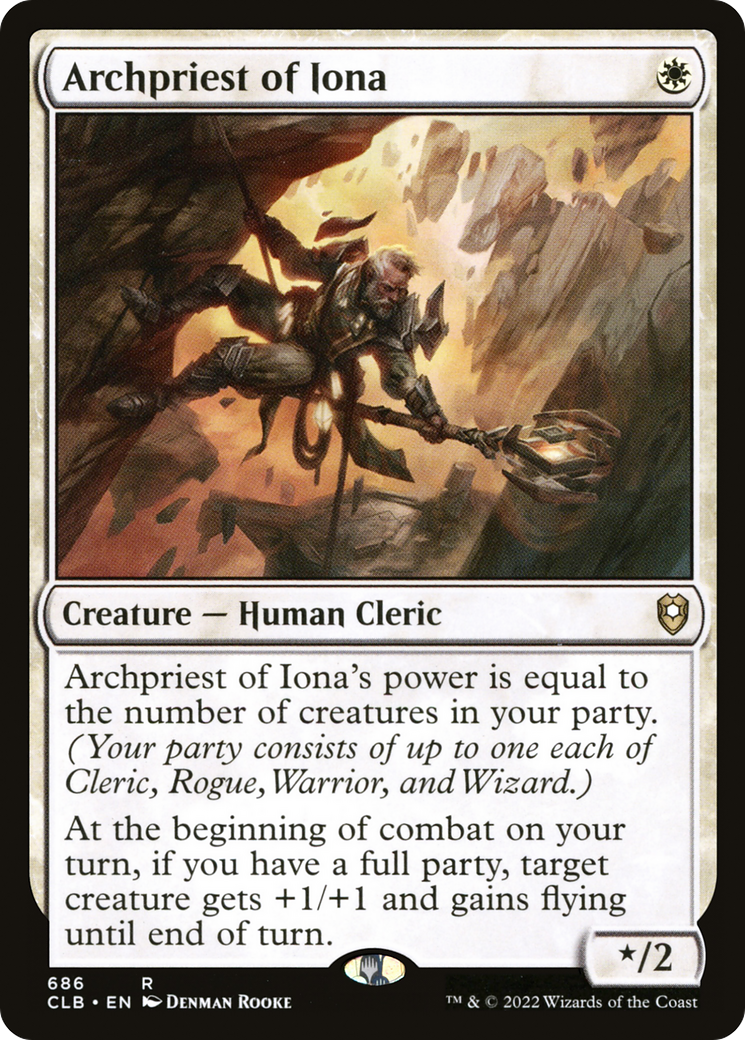 Archpriest of Iona [Commander Legends: Battle for Baldur's Gate]-1