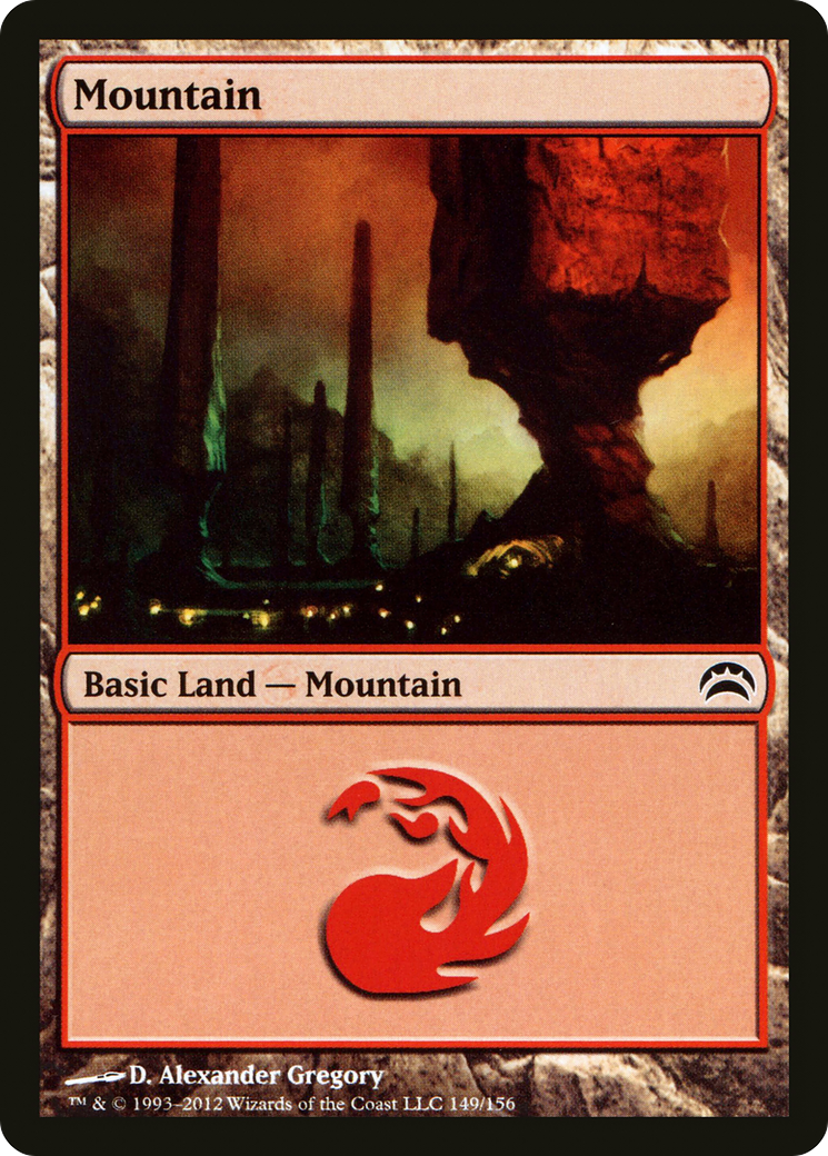 Mountain (149) (PC2-149) - Planechase 2012 Foil-1
