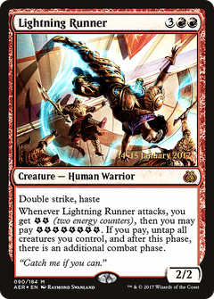 Lightning Runner [Aether Revolt Prerelease Promos]-1