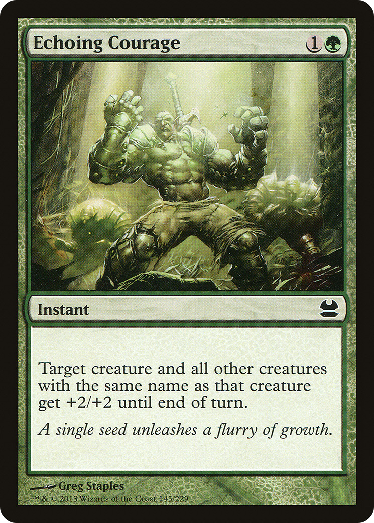 Echoing Courage [Modern Masters]-1