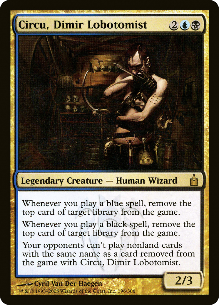 Circu, Dimir Lobotomist [Ravnica: City of Guilds]-1