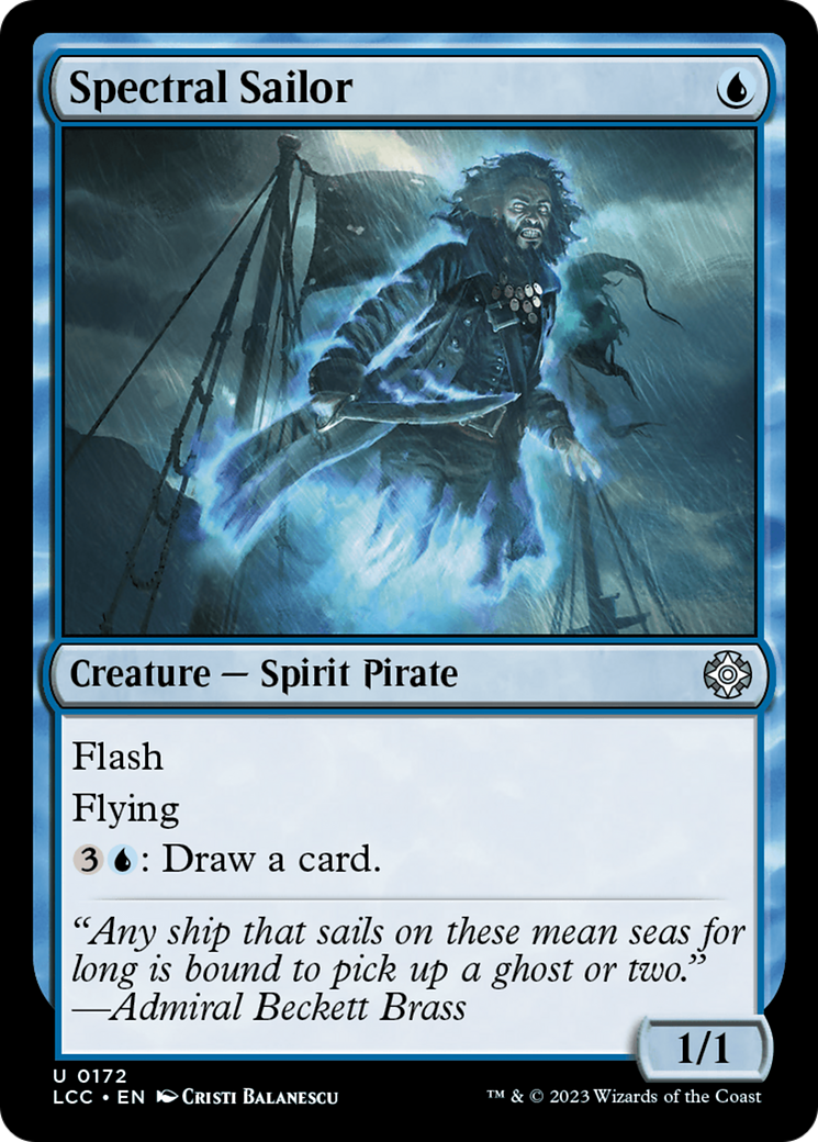 Spectral Sailor [The Lost Caverns of Ixalan Commander]-1
