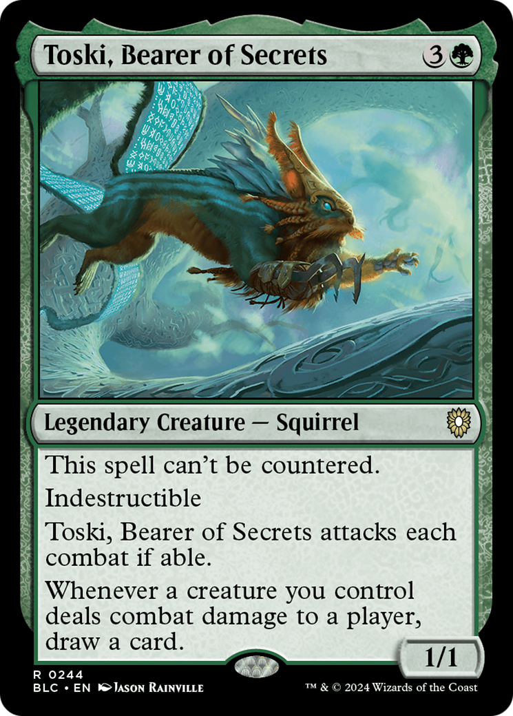 Toski, Bearer of Secrets [Bloomburrow Commander]-1