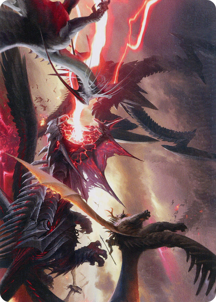 Invasion of Tarkir // Invasion of Tarkir (AMOM-034) - March of the Machine Art Series (Borderless) Foil-3