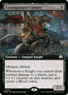 Exsanguinator Cavalry (Extended Art) [March of the Machine Commander]-1