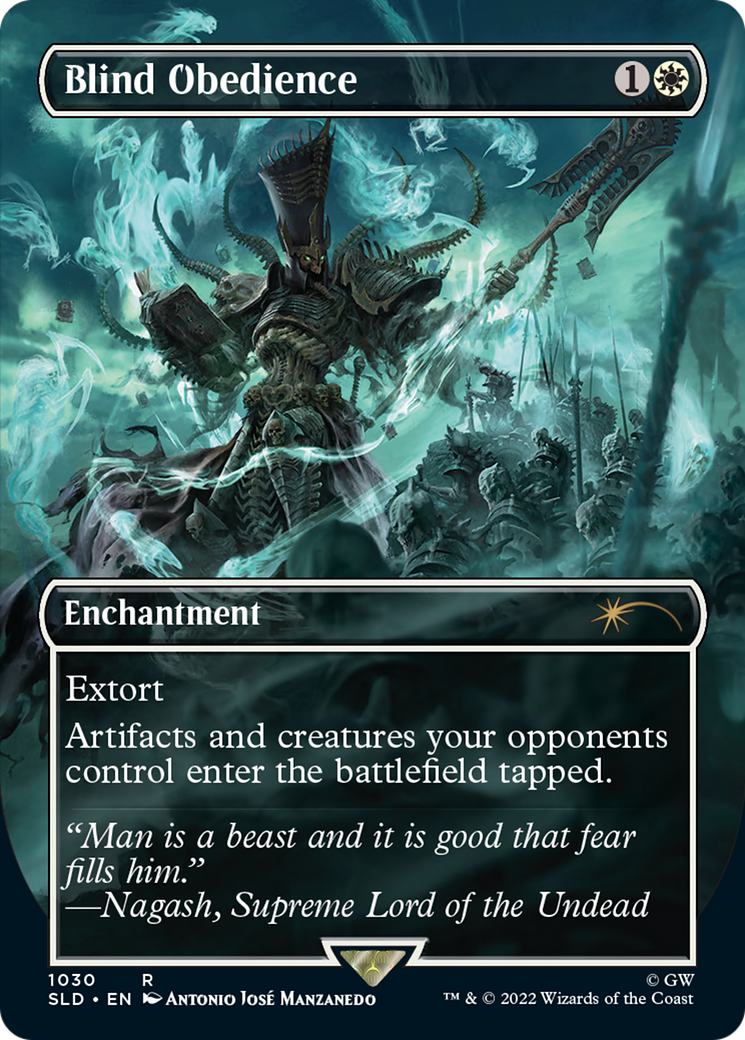 Blind Obedience (Borderless) [Secret Lair Drop Series]-1
