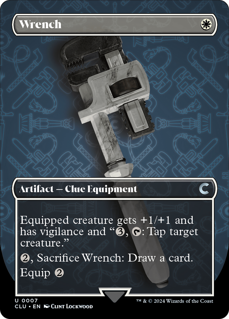 Wrench (Borderless) (CLU-007) - Ravnica: Clue Edition (Borderless)-1