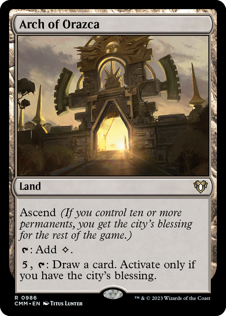 Arch of Orazca [Commander Masters]-1
