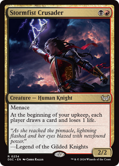 Stormfist Crusader [Duskmourn: House of Horror Commander]-1