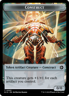 Treasure // Construct Double-Sided Token [Outlaws of Thunder Junction Tokens]-2