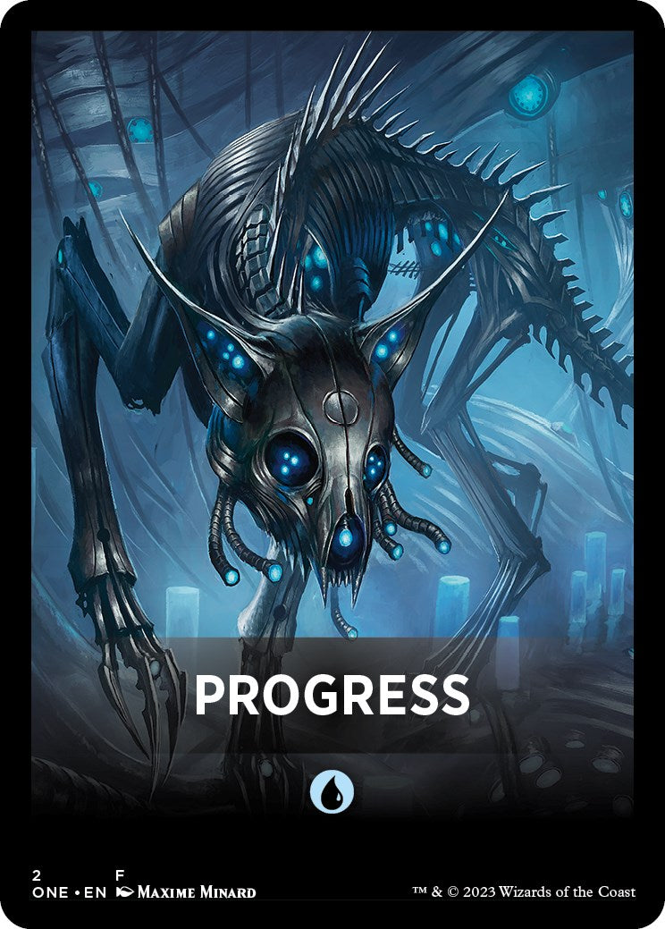 Progress Theme Card [Phyrexia: All Will Be One Tokens]-1