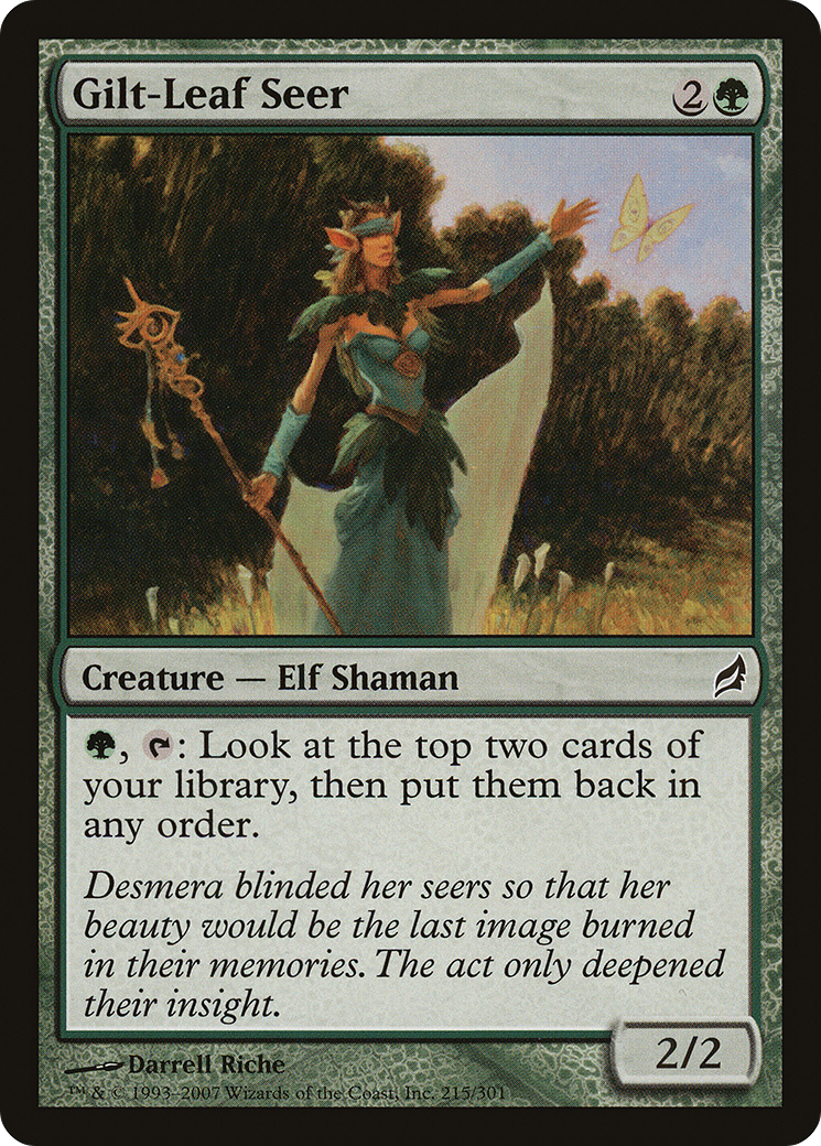 Gilt-Leaf Seer [Lorwyn]-1