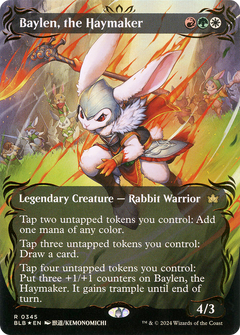 Baylen, the Haymaker (Raised Foil) [Bloomburrow]-1