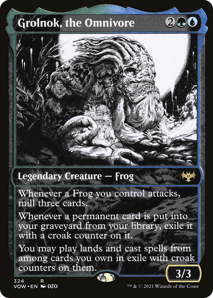 Grolnok, the Omnivore (Showcase Eternal Night) [Innistrad: Crimson Vow]-1