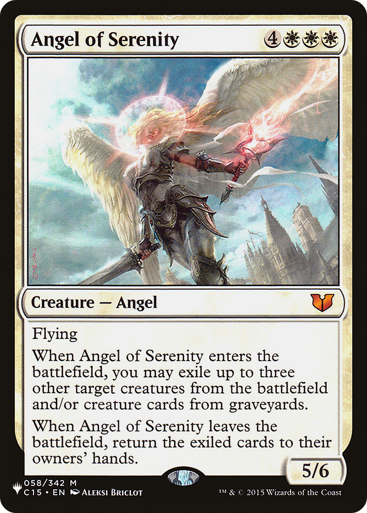 Angel of Serenity [The List]-1